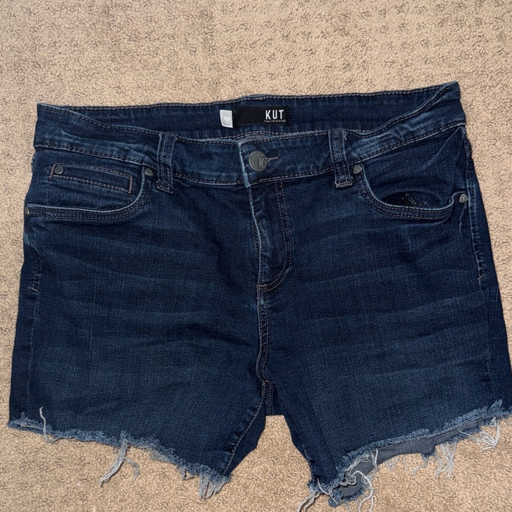 Kut from the Kloth Dark Blue Jean Shorts